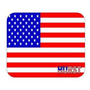  US Flag   Hurst, Texas (TX) Mouse Pad 