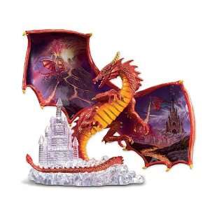  Fires Fury Dragon Figurine by The Hamilton Collection 