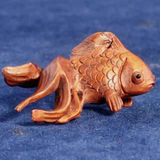  handcraft boxwood ojime bead lucky goldfish nba184 navigation 