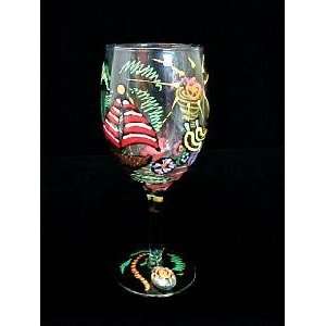  Caribbean Excitement Design   Wine Glass   8 oz Sports 
