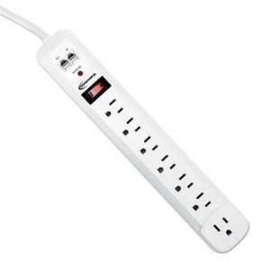   Protector, 7 Outlets, 6ft Cord, Tel/DSL, 1080 Joules Electronics