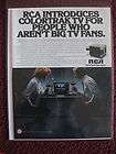 1982 Print Ad RCA Colortrak TV Television ~ For People Who Arent Big 