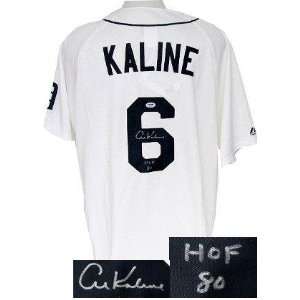  Signed Al Kaline Uniform   White Majestic HOF 80 PSA 