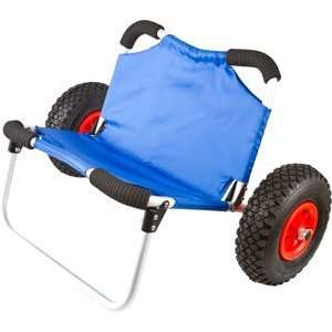 Hybrid Wide Hull Kayak & Canoe Dolly Cart with Seat  