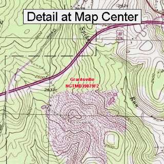  USGS Topographic Quadrangle Map   Grantsville, Maryland 