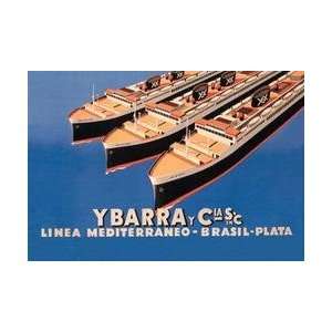  Mediterranean Brazil Plata Cruise Line 20x30 poster