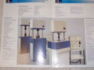 Roell + Korthaus GmbH Catalog~Amsler Testing Machines  