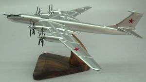 Tu 142 Tupolev Bear F J Patrol Airplane Wood Model Big  