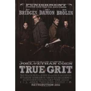 True Grit Original Movie Poster Double Sided 27x40
