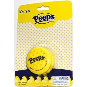  Peeps Yellow Yo Yo with Yellow String 2 1/4 Round Toys 