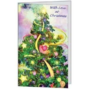  Christmas Holidays Love Tree Seasons Greeting Card (5x7 