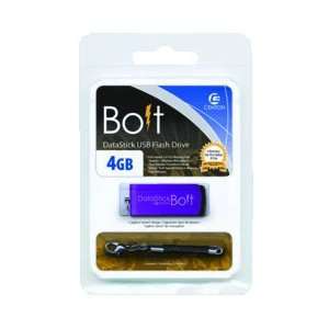   Bolt Usb Drive Purple 4Gb Bp Ultra Small Cap Less Design Electronics