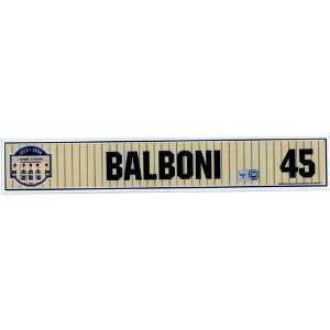 Steve Balboni #45 8 02 2008 Yankee Stadium Old Timers Day Locker Room 