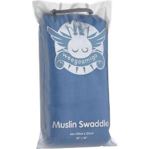  Weegoamigo Swaddling Muslin (Swedish Blue) Baby