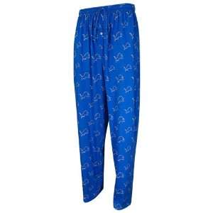  Detroit Lions Blue Tandem Pajama Pants