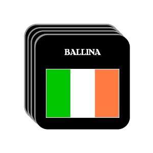 Ireland   BALLINA Set of 4 Mini Mousepad Coasters