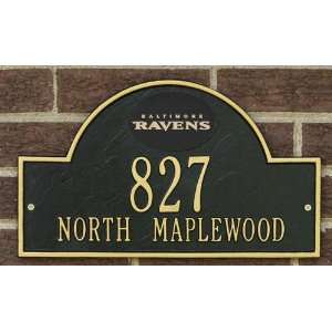  Baltimore Ravens Black and Gold Personalized Address 