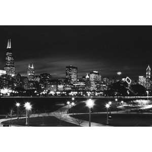  Chicago Bandw by Unknown 36x24