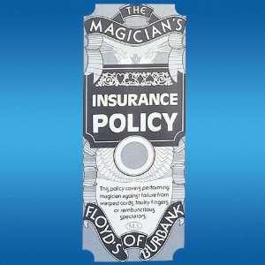    Magicians Insurance Policy Trick   Floyds of Burbank Toys & Games