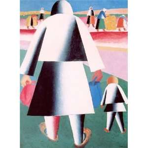  Hand Made Oil Reproduction   Kasimir Malevich (Kazimir 