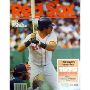  1985 Boston Red Sox Yearbook autographed by Jerry Remy 