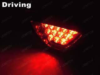   12 Light LED F1 Style Diffuser Brake Tail Light Lamp (Red Lens