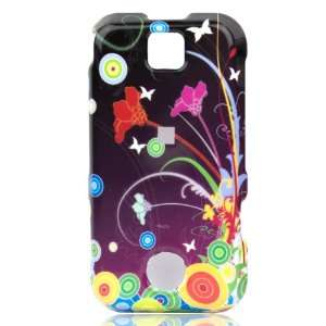   Shell for Motorola A455 Rival (Flower Art) Cell Phones & Accessories
