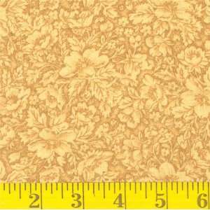  45 Wide Lindsey Ochre Fabric By The Yard Arts, Crafts 