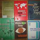 Lot of 6 Books on Missions Mission Fields Today/Literature Evangelism 