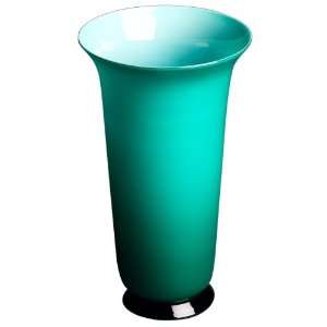  Venini Anni Trenta 10.5 Inch Opalescent Green Vase