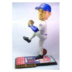 Chicago Cubs Kerry Wood 18 Ticket Base Forever Collectibles Bobble 