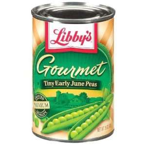 Libbys Gourmet Tiny Early June Peas, 15 oz Cans, 12 ct  