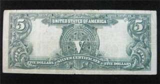 1899 U.S. $5 Five Dollar note  *SILVER CERTIFICATE*( Chief Tatoka 