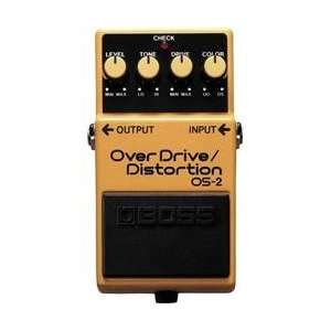  Boss Os 2 Overdrive/Distortion Guitar Effects Pedal 