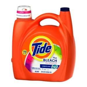  Tide HE plus Bleach Liquid Laundry Detergent, Original 