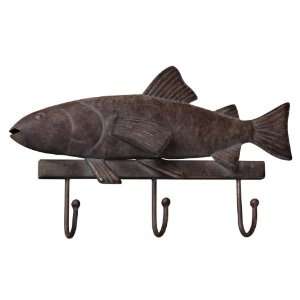  Trout Hand Forged Metal Hanging Rack