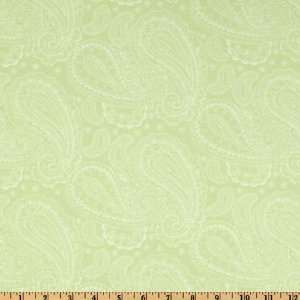  44 Wide Paisley Daisley Paisley Lime Fabric By The Yard 