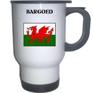  Wales   BARGOED White Stainless Steel Mug Everything 