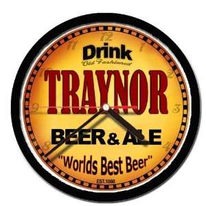  TRAYNOR beer and ale cerveza wall clock 