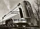 1937 ART DECO STREAMLINE CRUSADER TRAIN RAILROAD PHOTO