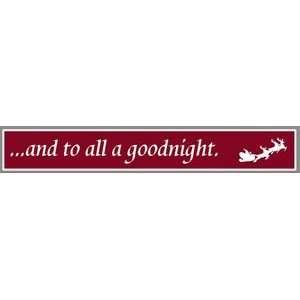  and to all a goodnight