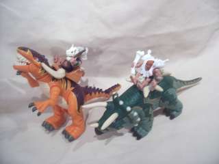 Fisher Price Imaginext Allosaurus and Tank The Triceratops  