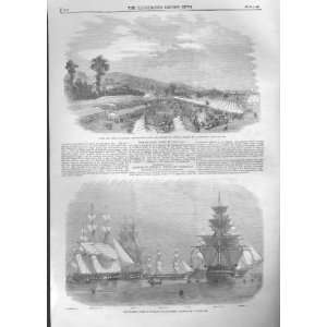  Bath Show Barnstaple 1859, & Ships In Portland Roads