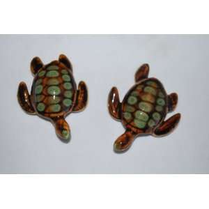  Golden Pond Collection Mini SEA Turtle, Ceramic