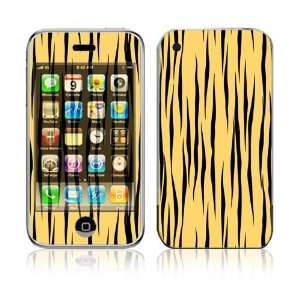   iPhone 3G Decal Vinyl Sticker Skin   Tiger Print 