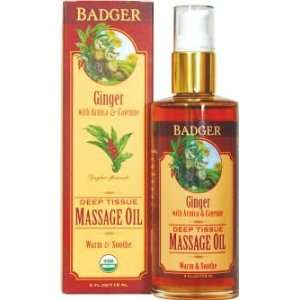  Badger Ginger Deep Tissue Massage Oil Beauty