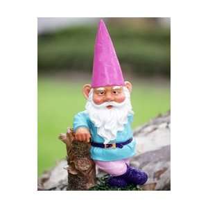  Garden Gnome Hipster   Pink Hat Patio, Lawn & Garden