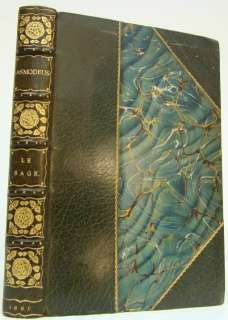 ASMODEUS The Devil Upon Two Sticks LEATHER BOUND Illustrated ANTIQUE 