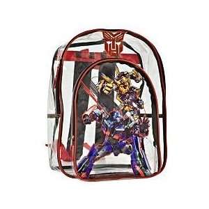  Transformers Clear/mesh Backpack Optimus Prime and 