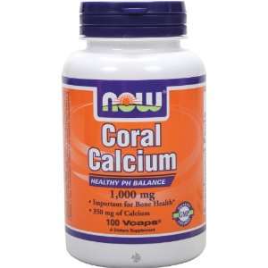 Now Foods Coral Calcium   1000 mg, 100 Vegetarian Capsules 